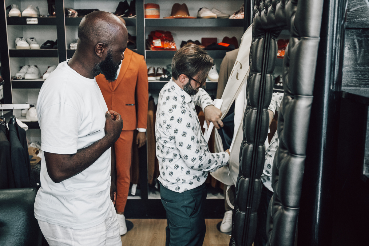 Ensaio Prova do Fato do Noivo Armando - Loja Amour Glamour - Porto