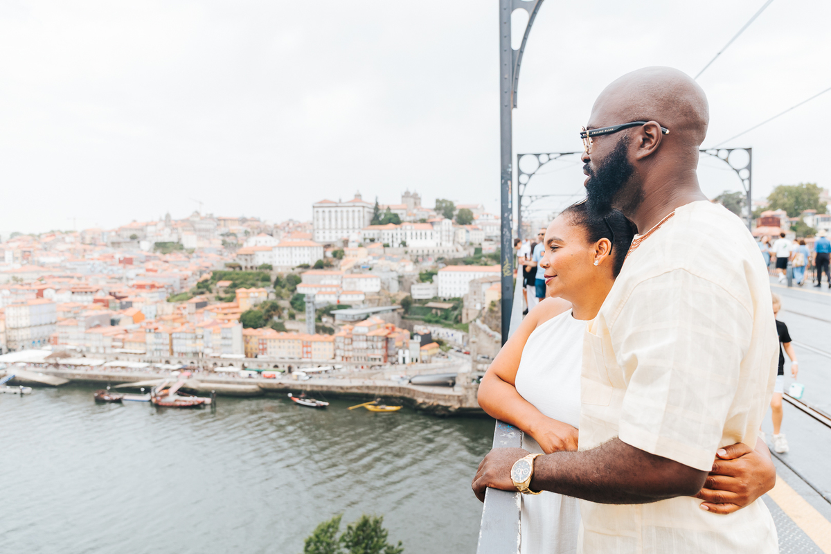 Ensaio de casal Eunice e Armando - Jardim do Morro - Vila Nova de Gaia