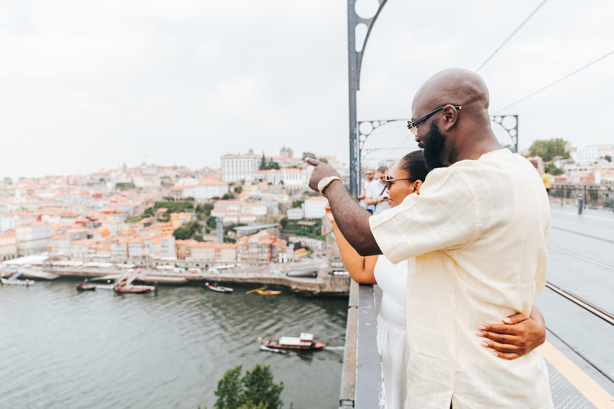 Ensaio de casal Eunice e Armando - Jardim do Morro - Vila Nova de Gaia