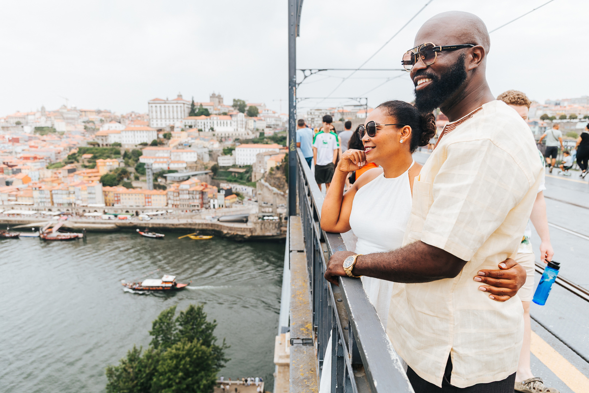 Ensaio de casal Eunice e Armando - Jardim do Morro - Vila Nova de Gaia
