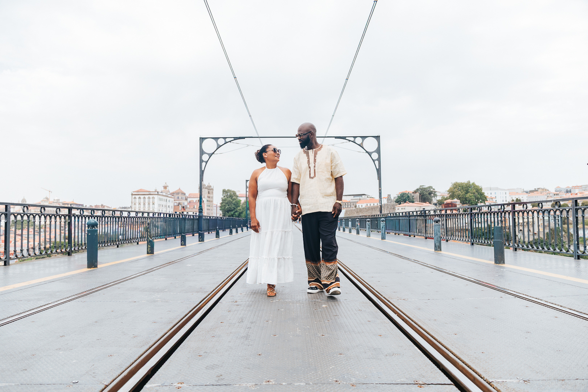 Ensaio de casal Eunice e Armando - Jardim do Morro - Vila Nova de Gaia