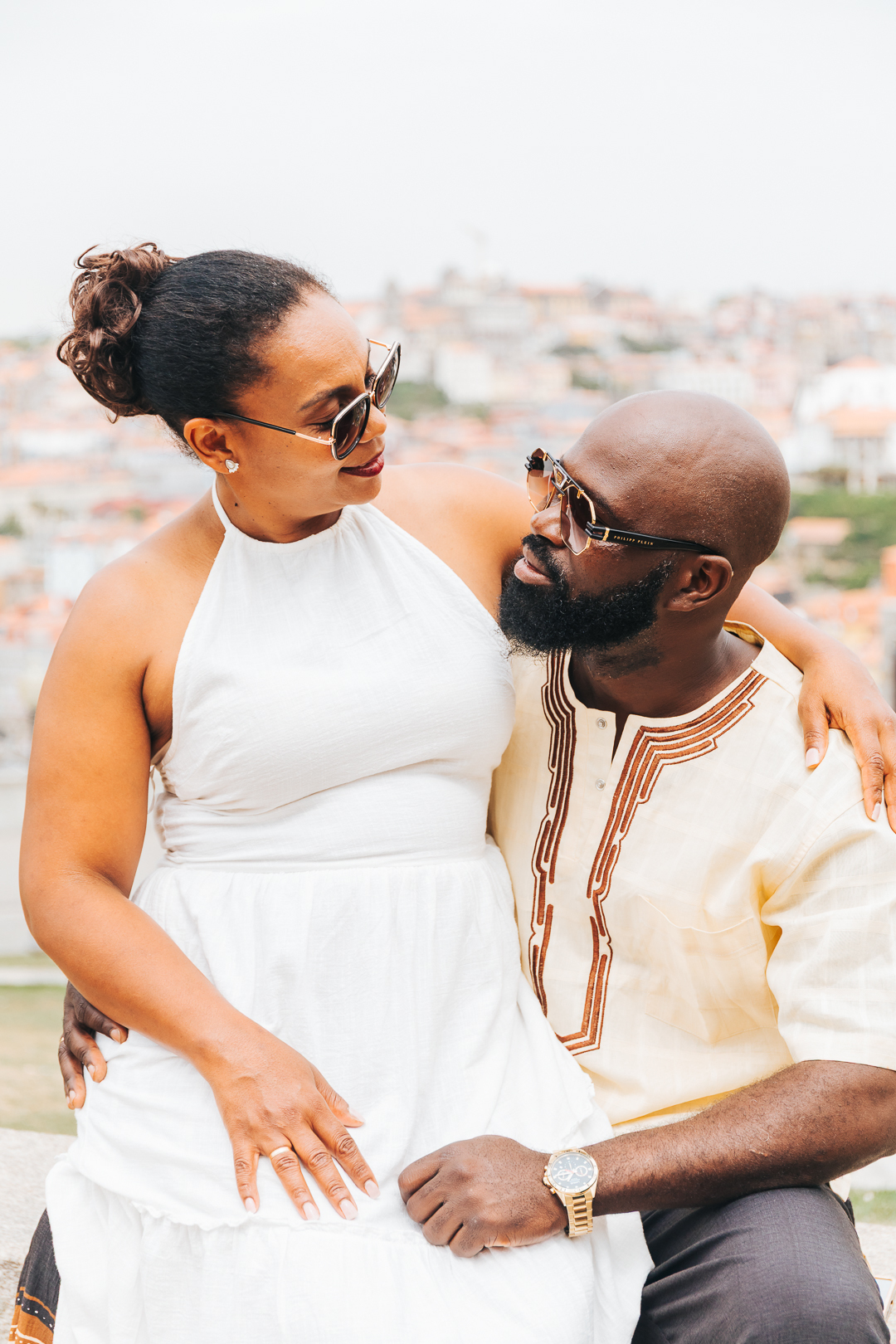 Ensaio de casal Eunice e Armando - Jardim do Morro - Vila Nova de Gaia