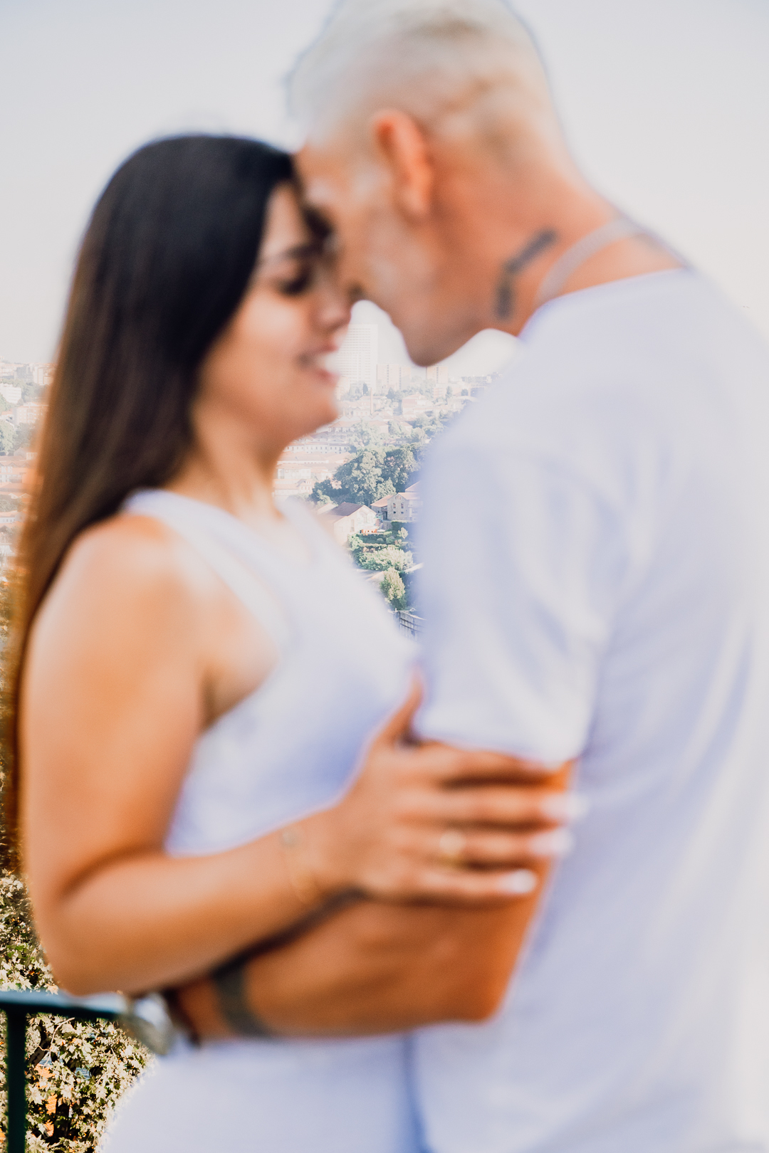 Ensaio de casal Solange e Hugo no Jardim do Palácio de Cristal - Porto