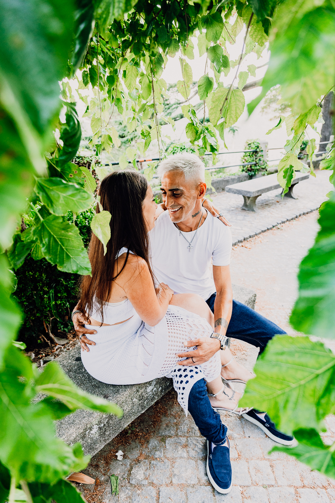 Ensaio de casal Solange e Hugo no Jardim do Palácio de Cristal - Porto