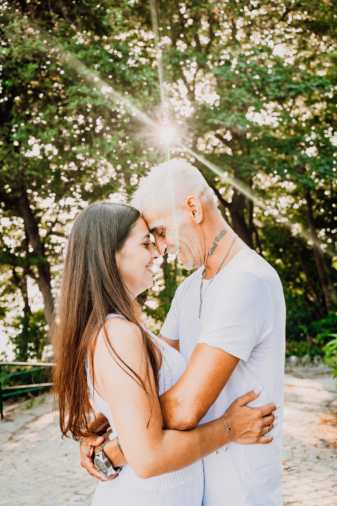 Ensaio de casal Solange e Hugo no Jardim do Palácio de Cristal - Porto