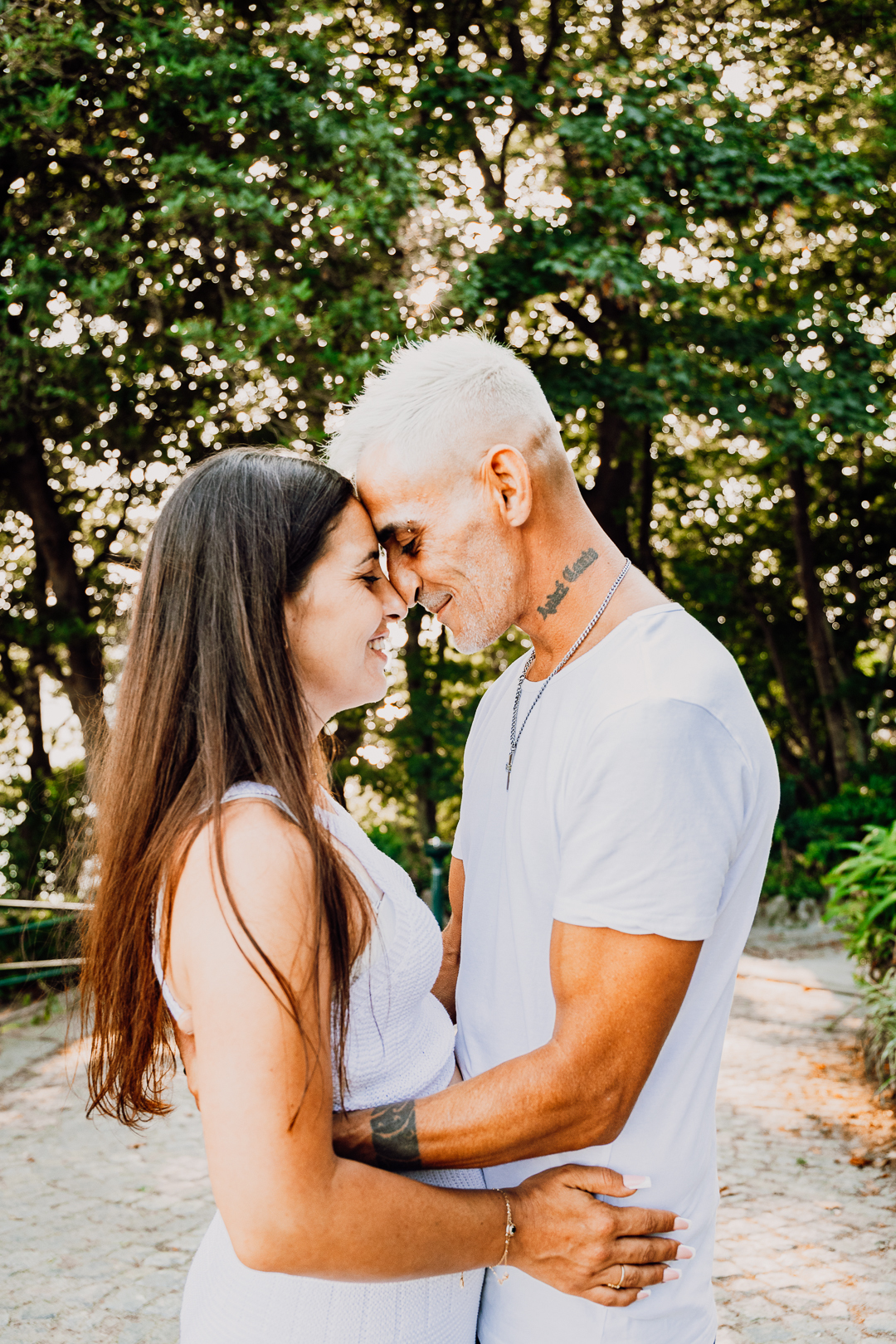 Ensaio de casal Solange e Hugo no Jardim do Palácio de Cristal - Porto