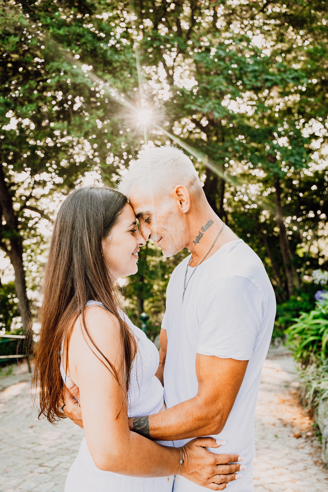 Ensaio de casal Solange e Hugo no Jardim do Palácio de Cristal - Porto