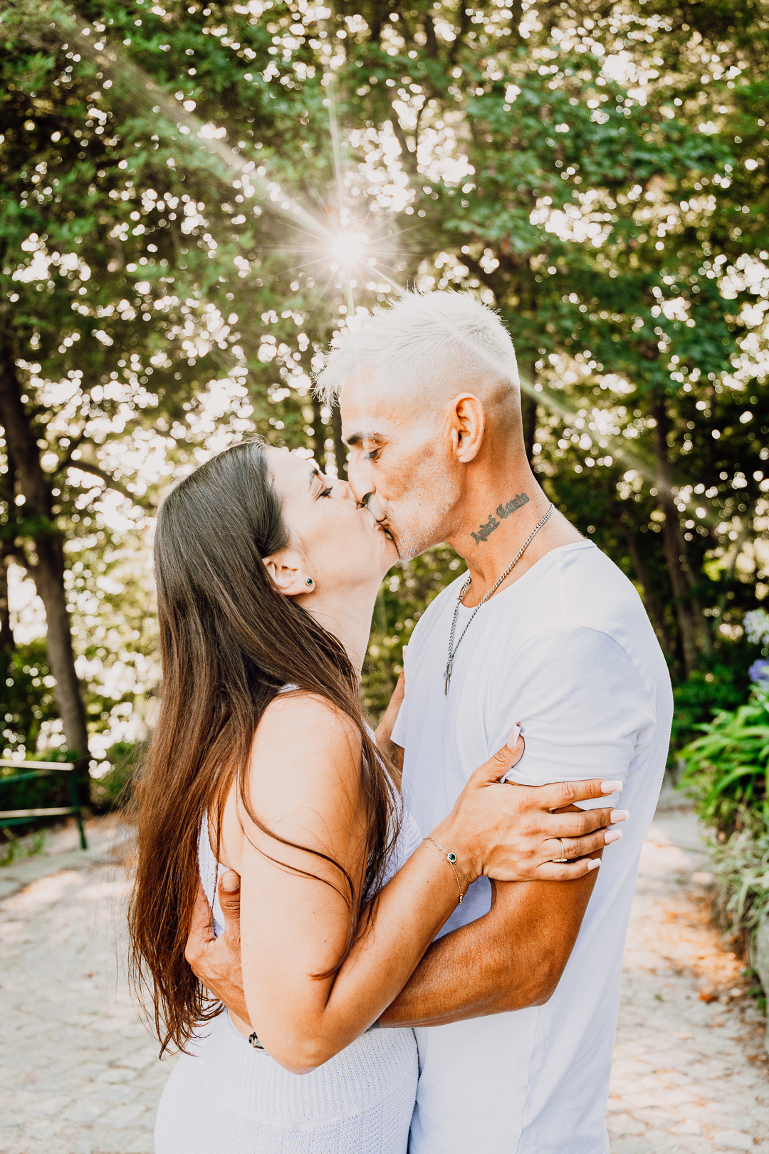 Ensaio de casal Solange e Hugo no Jardim do Palácio de Cristal - Porto