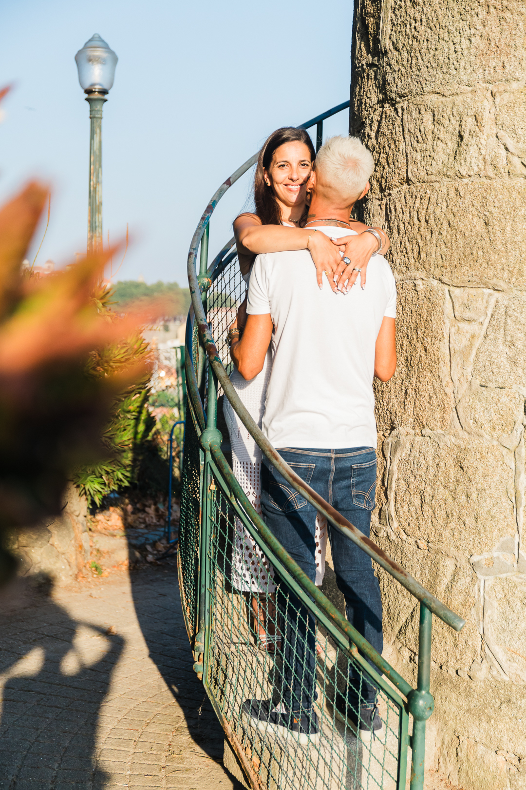 Ensaio de casal Solange e Hugo no Jardim do Palácio de Cristal - Porto