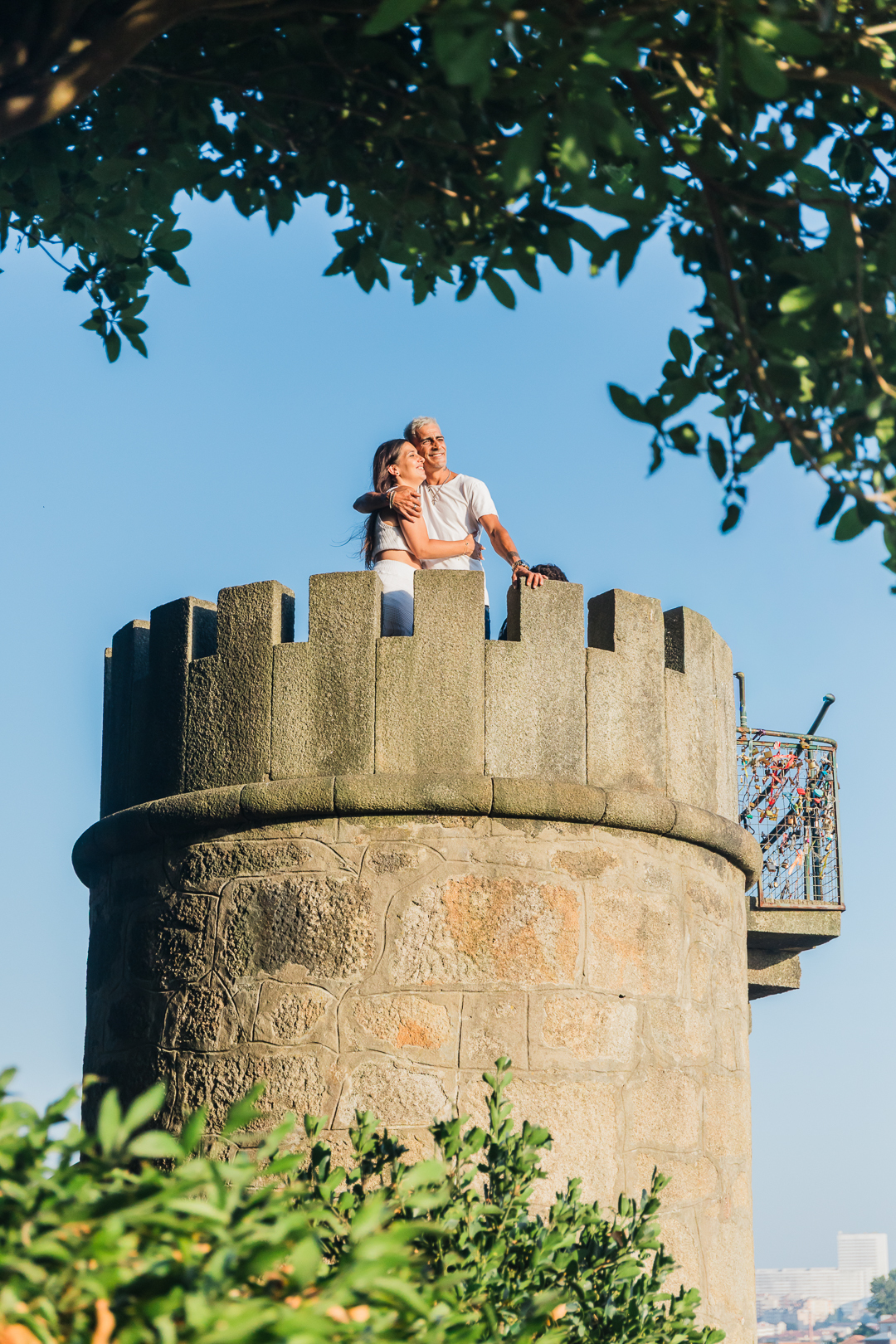 Ensaio de casal Solange e Hugo no Jardim do Palácio de Cristal - Porto