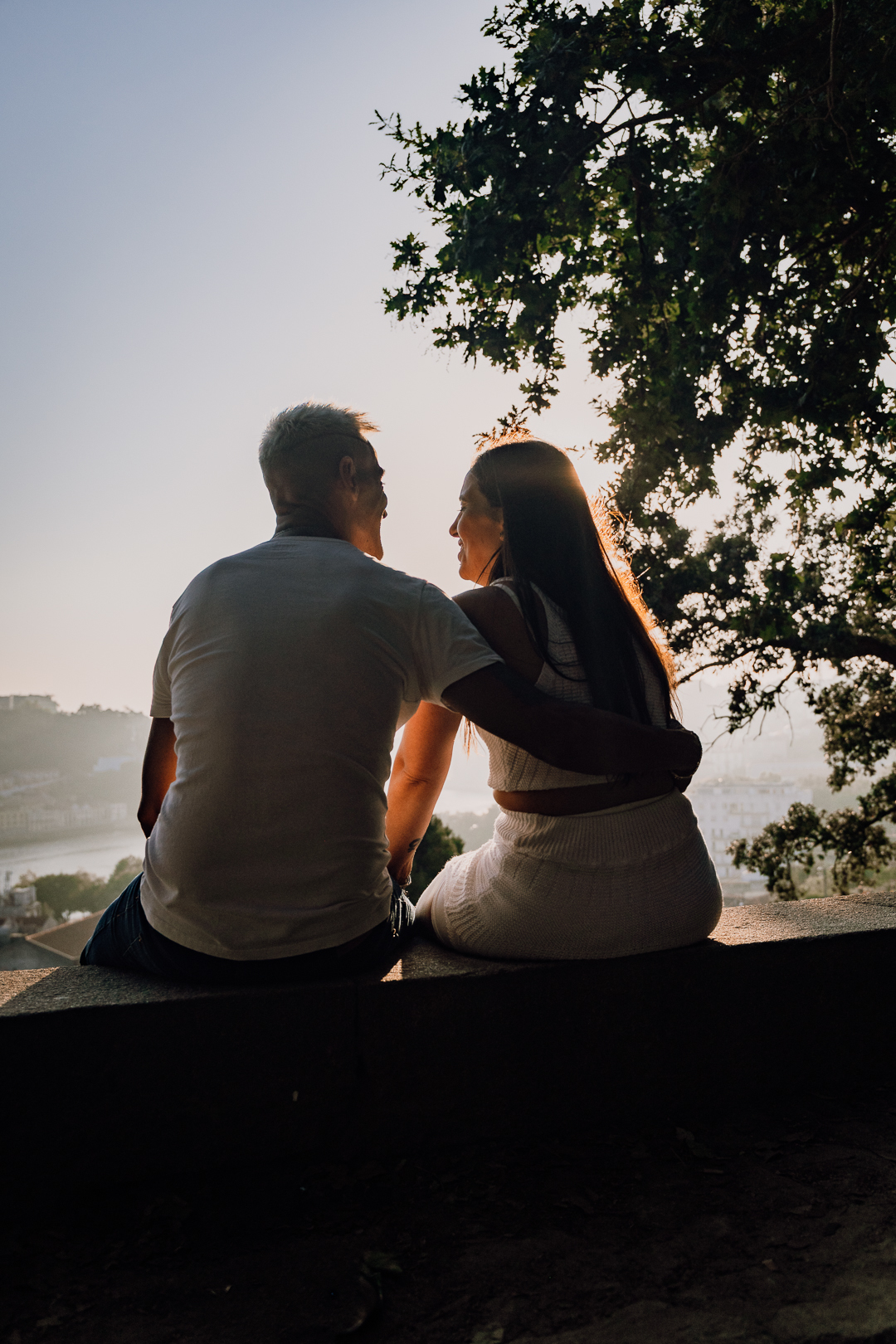 Ensaio de casal Solange e Hugo no Jardim do Palácio de Cristal - Porto