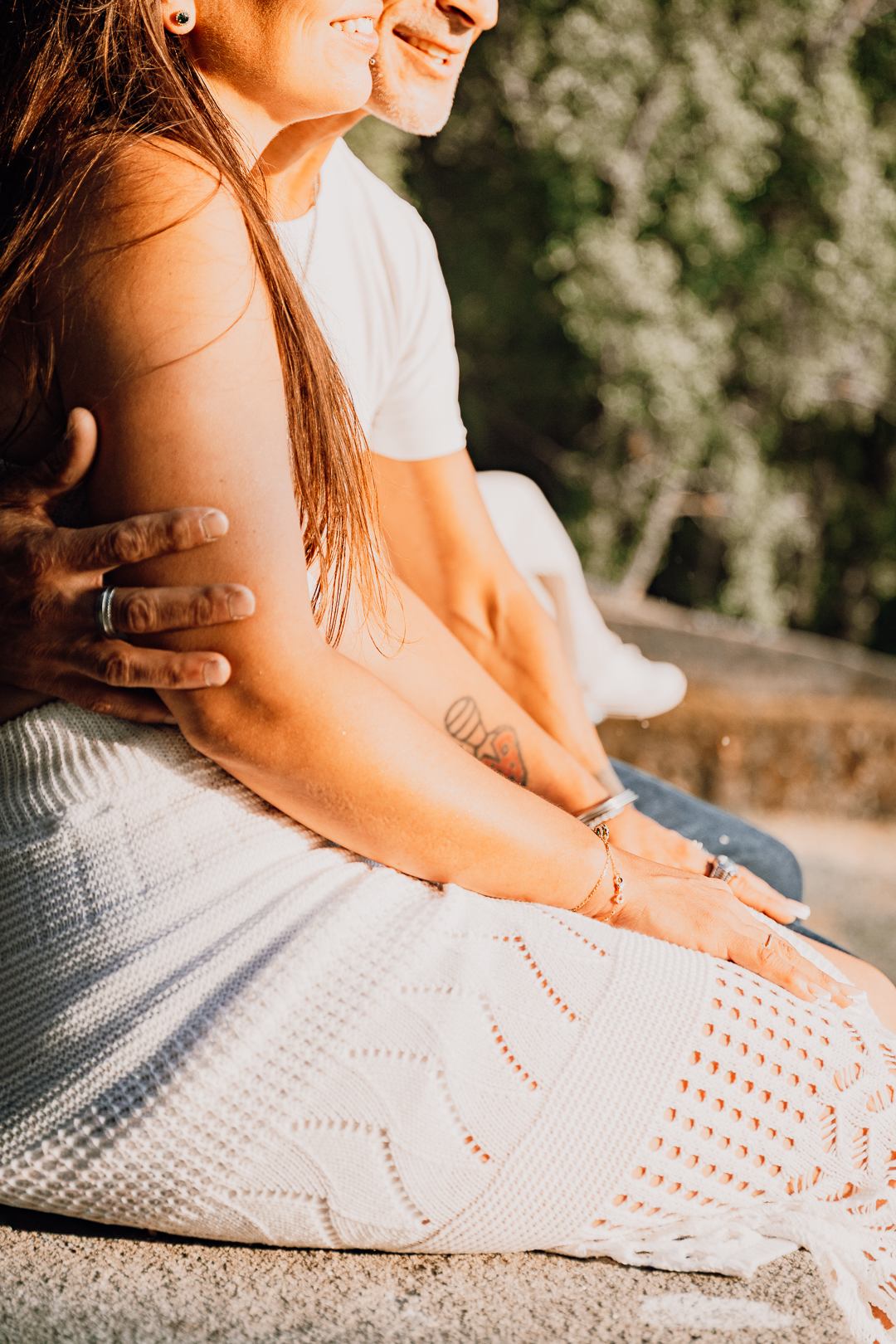 Ensaio de casal Solange e Hugo no Jardim do Palácio de Cristal - Porto