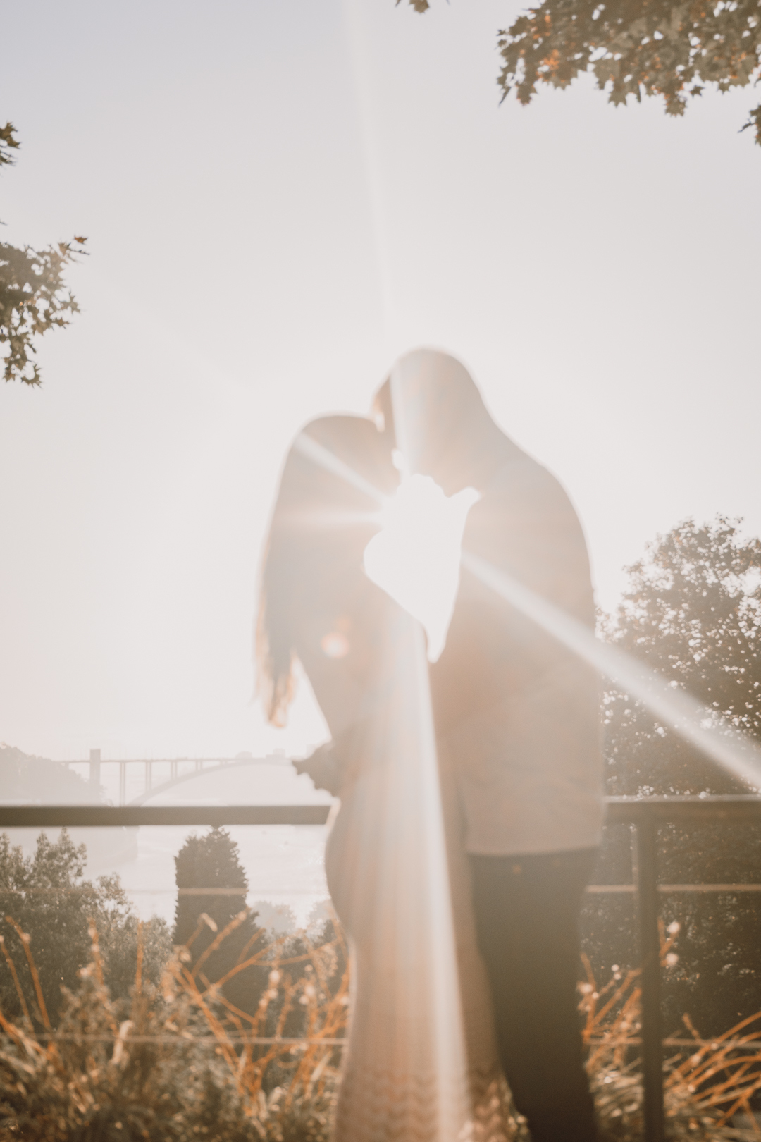 Ensaio de casal Solange e Hugo no Jardim do Palácio de Cristal - Porto