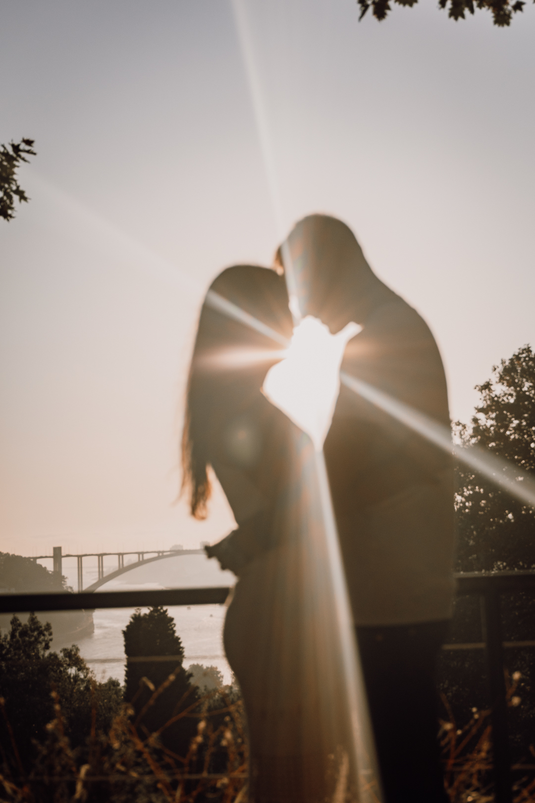 Ensaio de casal Solange e Hugo no Jardim do Palácio de Cristal - Porto