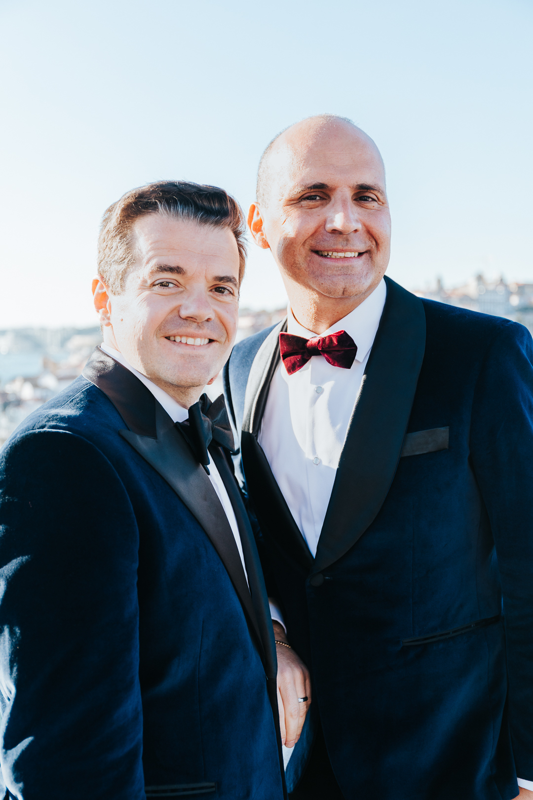 Ensaio de casal Michael e William na Ponte D. Luís I - Porto