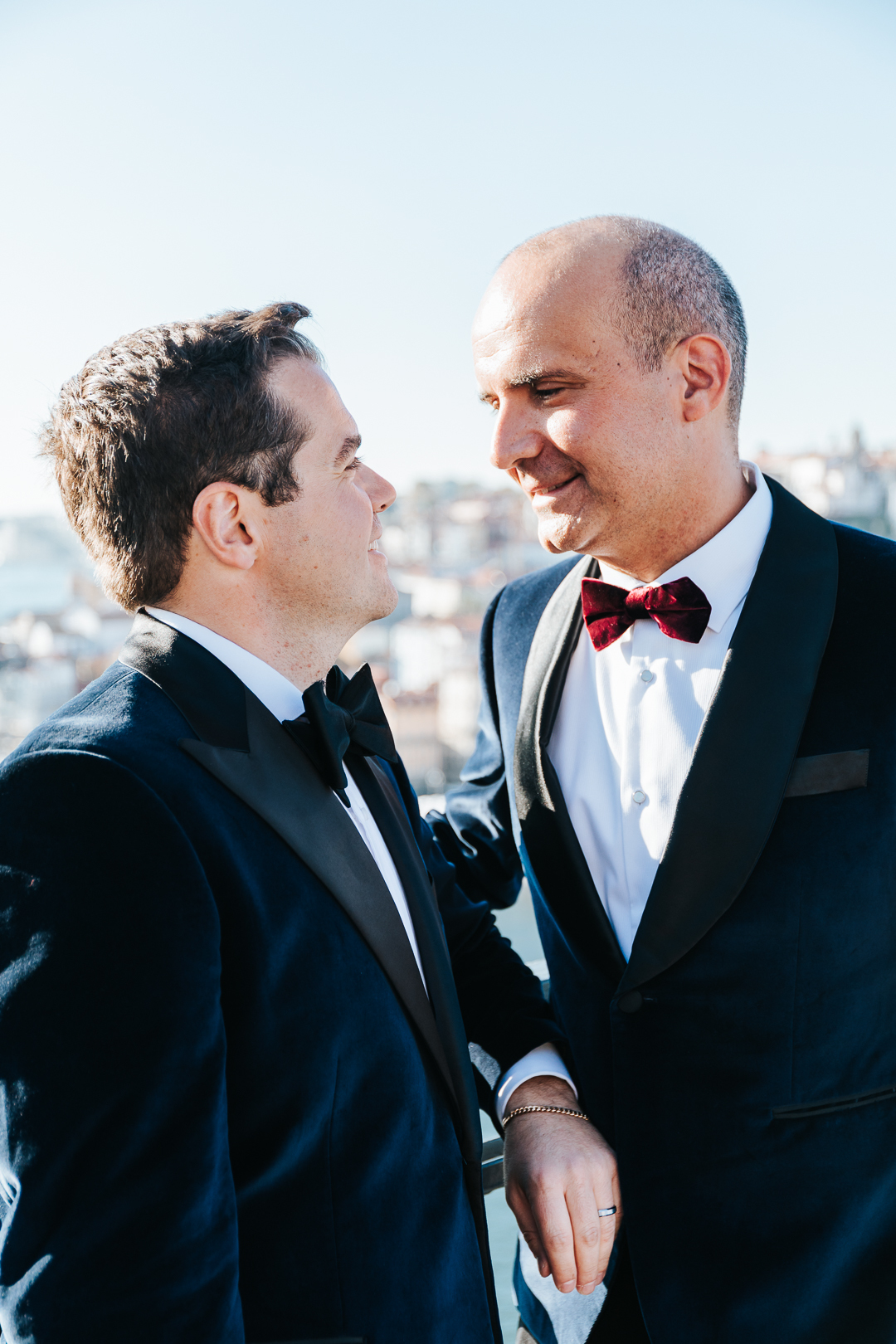 Ensaio de casal Michael e William na Ponte D. Luís I - Porto