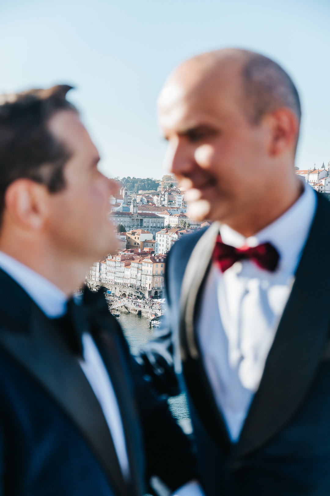 Ensaio de casal Michael e William na Ponte D. Luís I - Porto