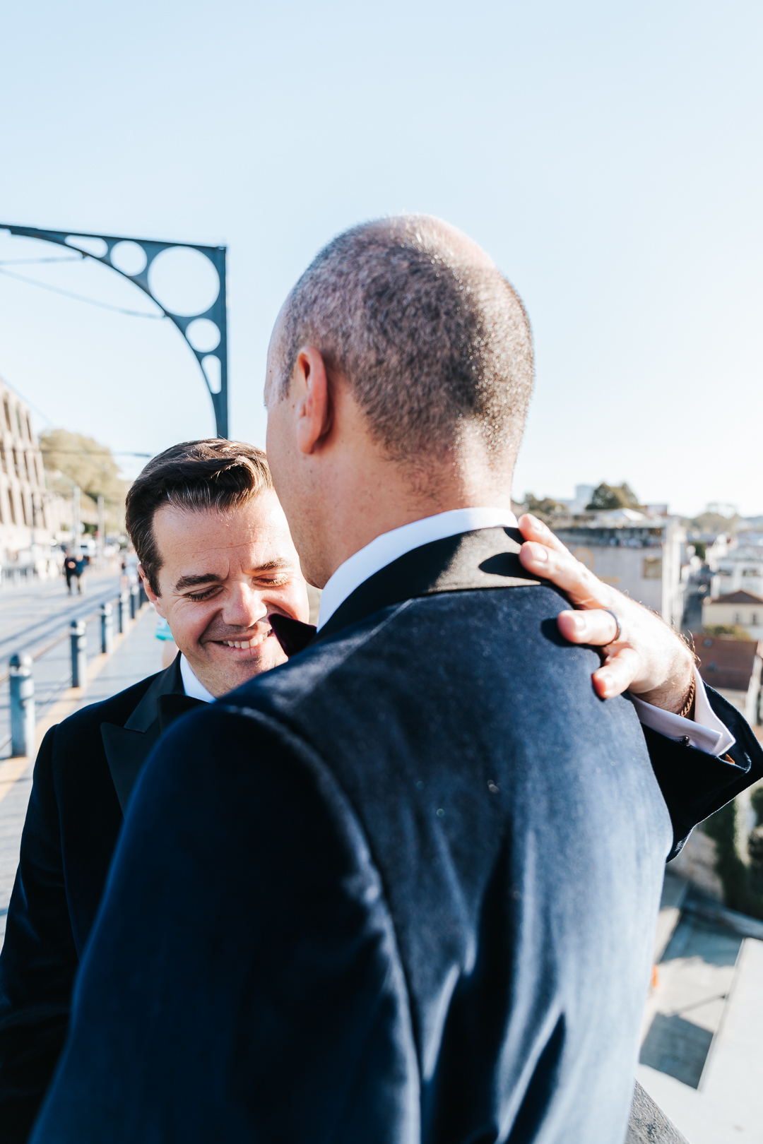 Ensaio de casal Michael e William na Ponte D. Luís I - Porto
