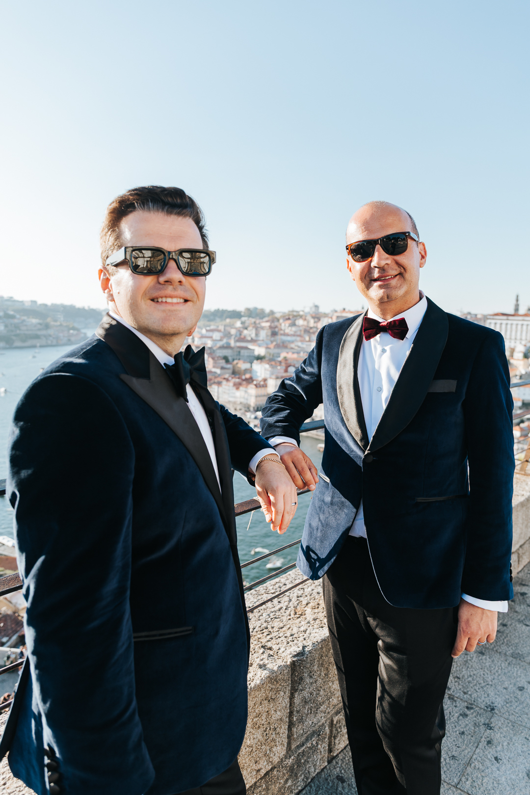 Ensaio de casal Michael e William na Ponte D. Luís I - Porto