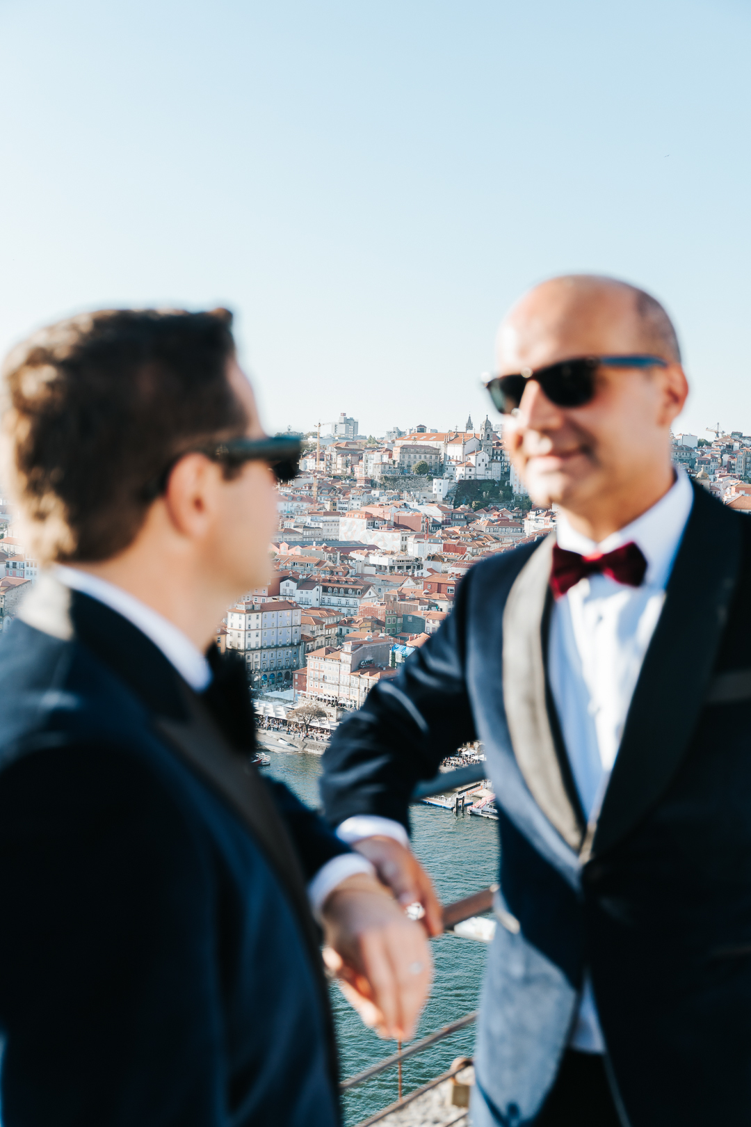 Ensaio de casal Michael e William na Ponte D. Luís I - Porto