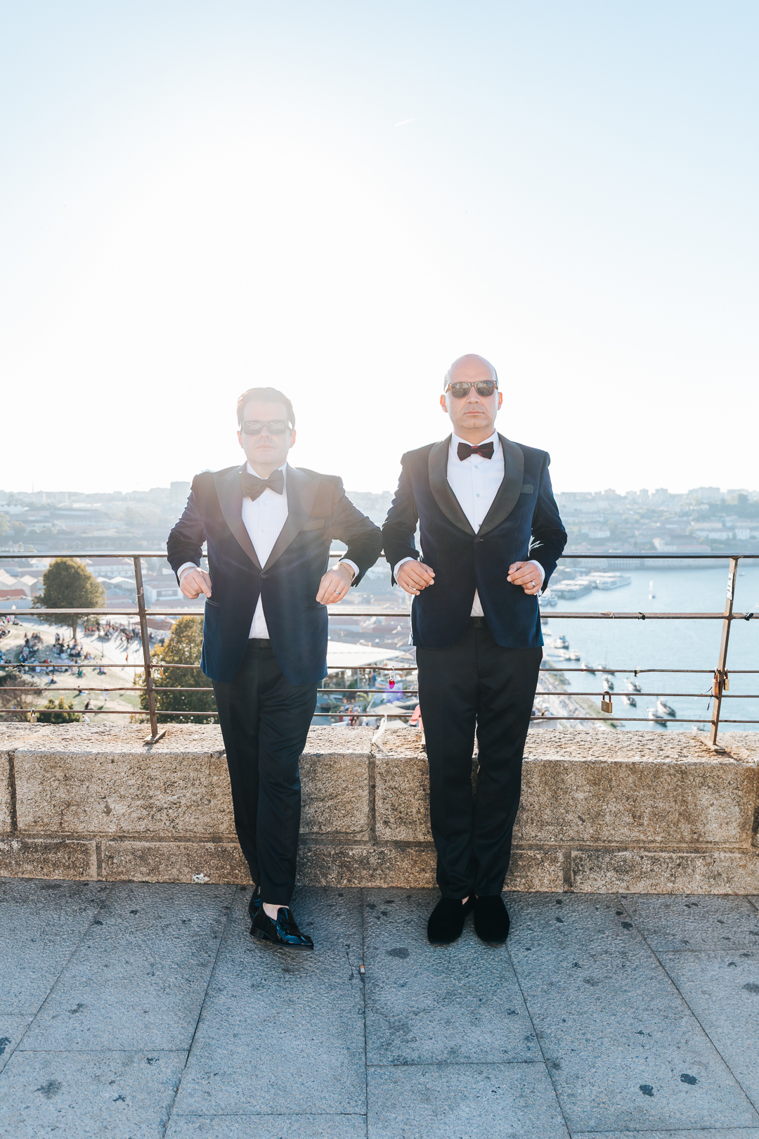 Ensaio de casal Michael e William na Ponte D. Luís I - Porto