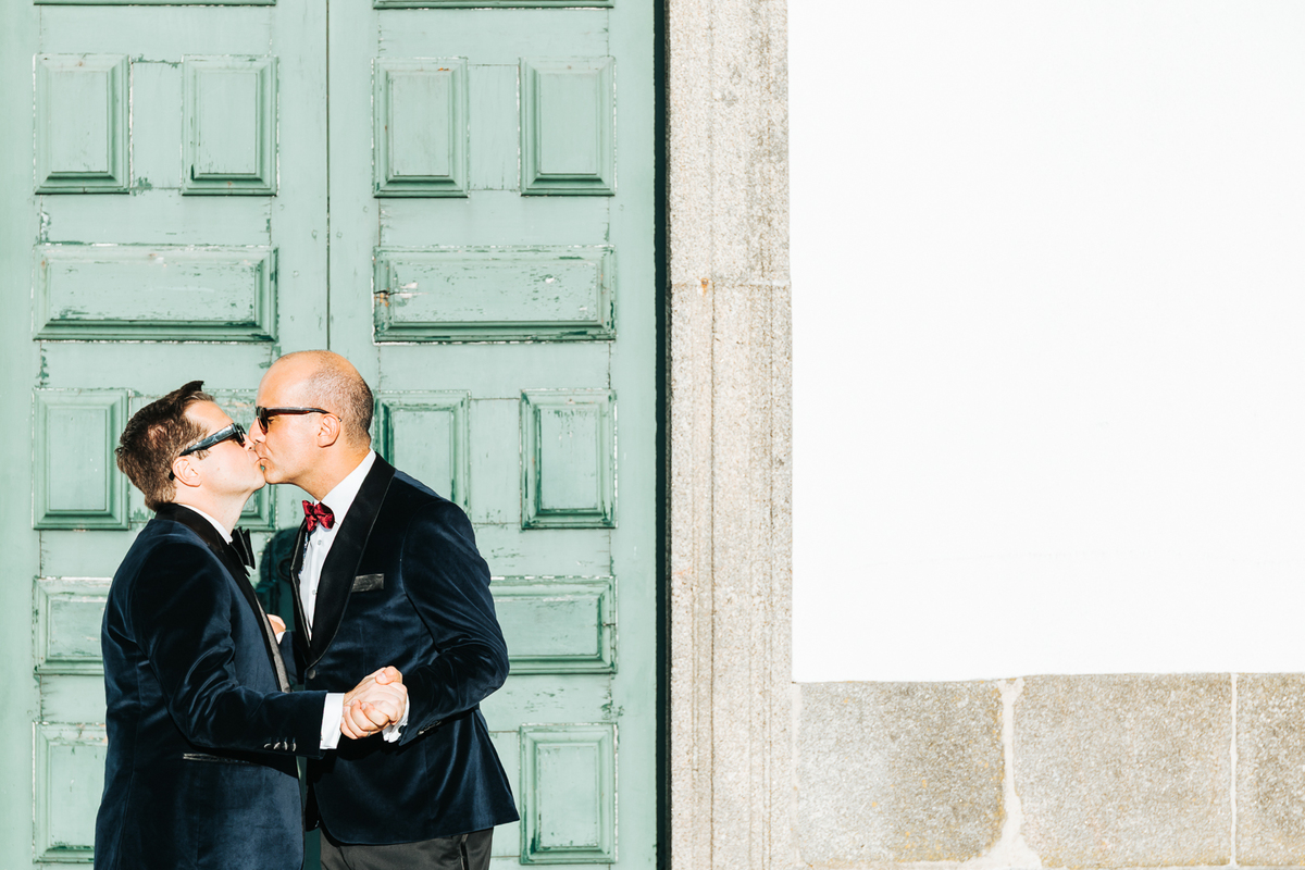 Ensaio de casal Michael e William na Ponte D. Luís I - Porto
