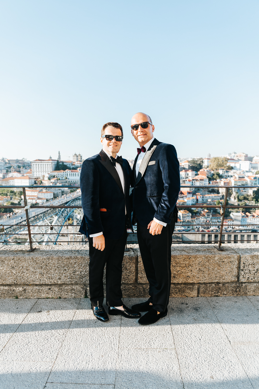 Ensaio de casal Michael e William na Ponte D. Luís I - Porto