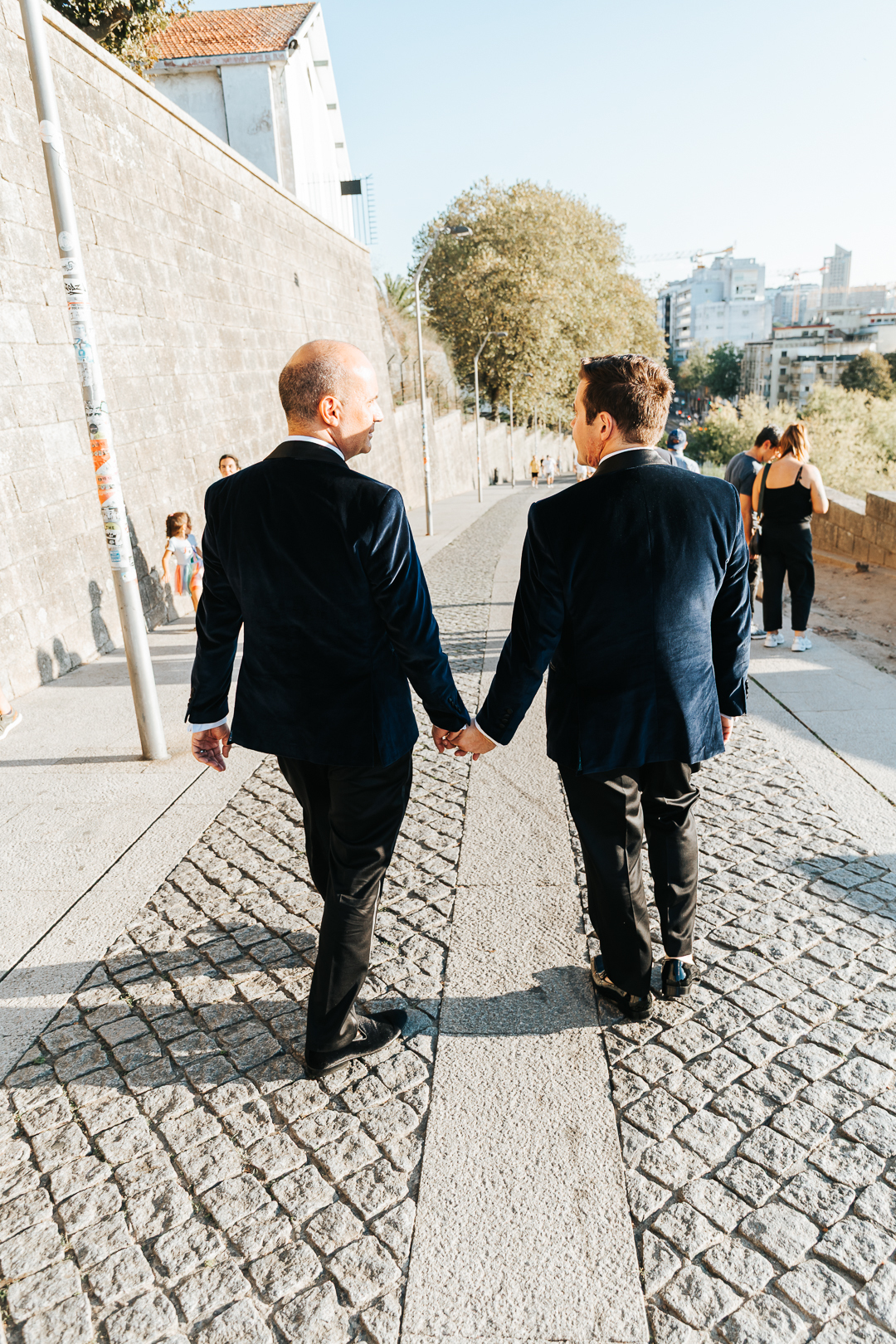 Ensaio de casal Michael e William na Ponte D. Luís I - Porto