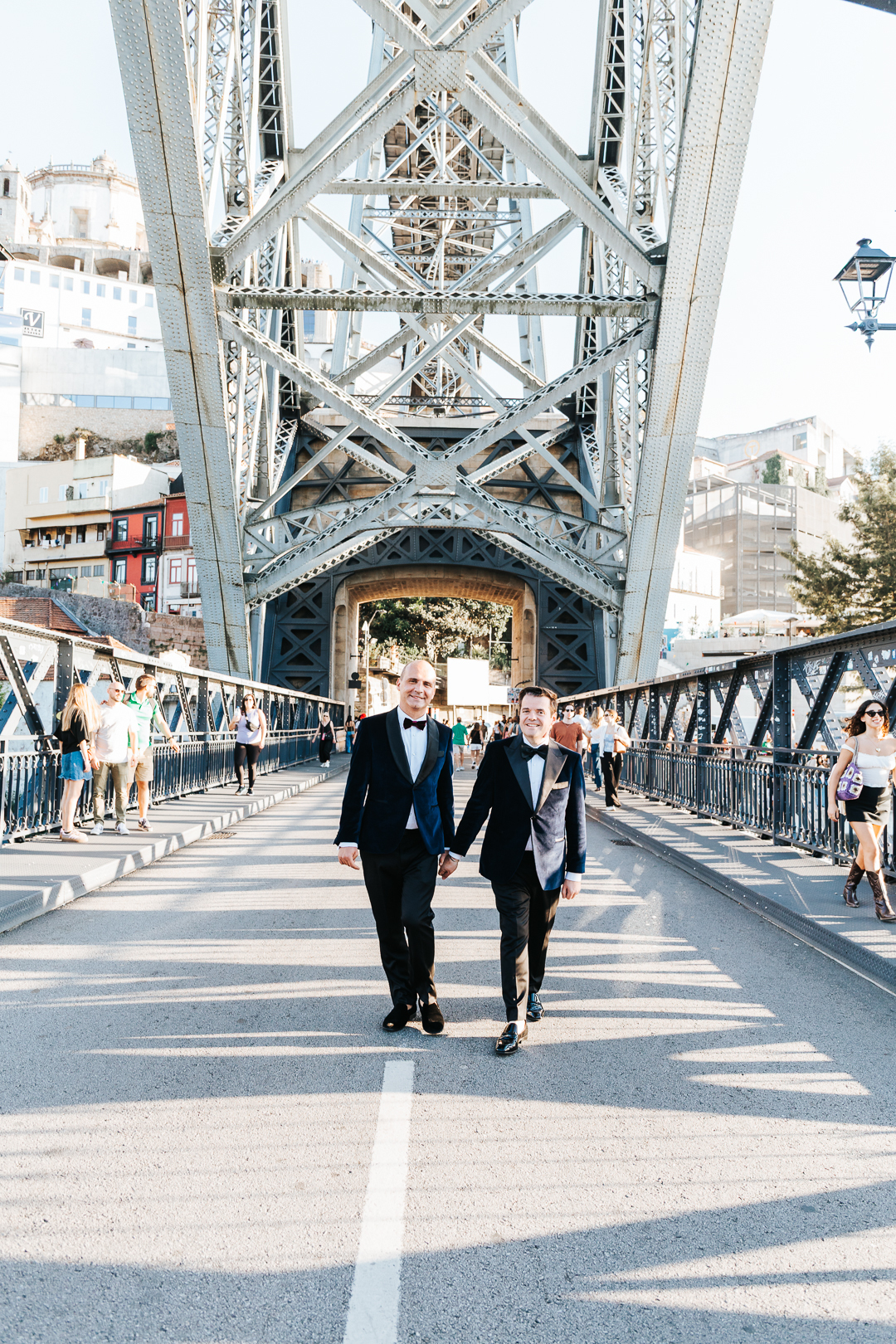 Ensaio de casal Michael e William na Ponte D. Luís I - Porto