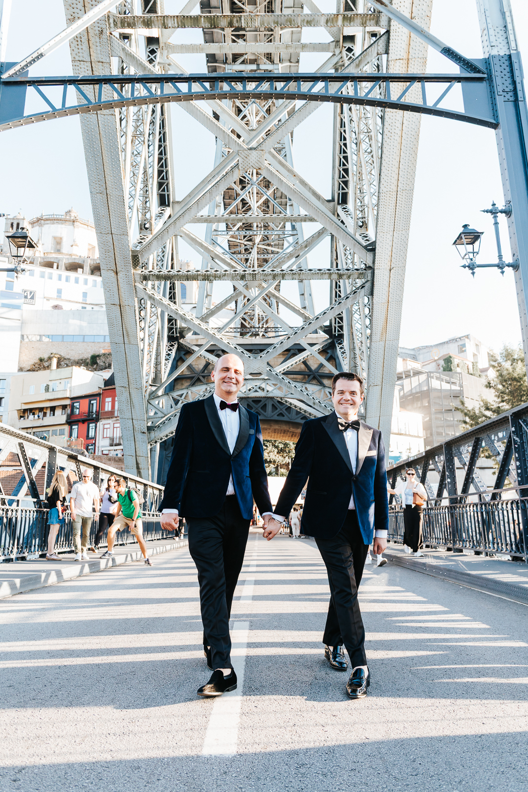 Ensaio de casal Michael e William na Ponte D. Luís I - Porto