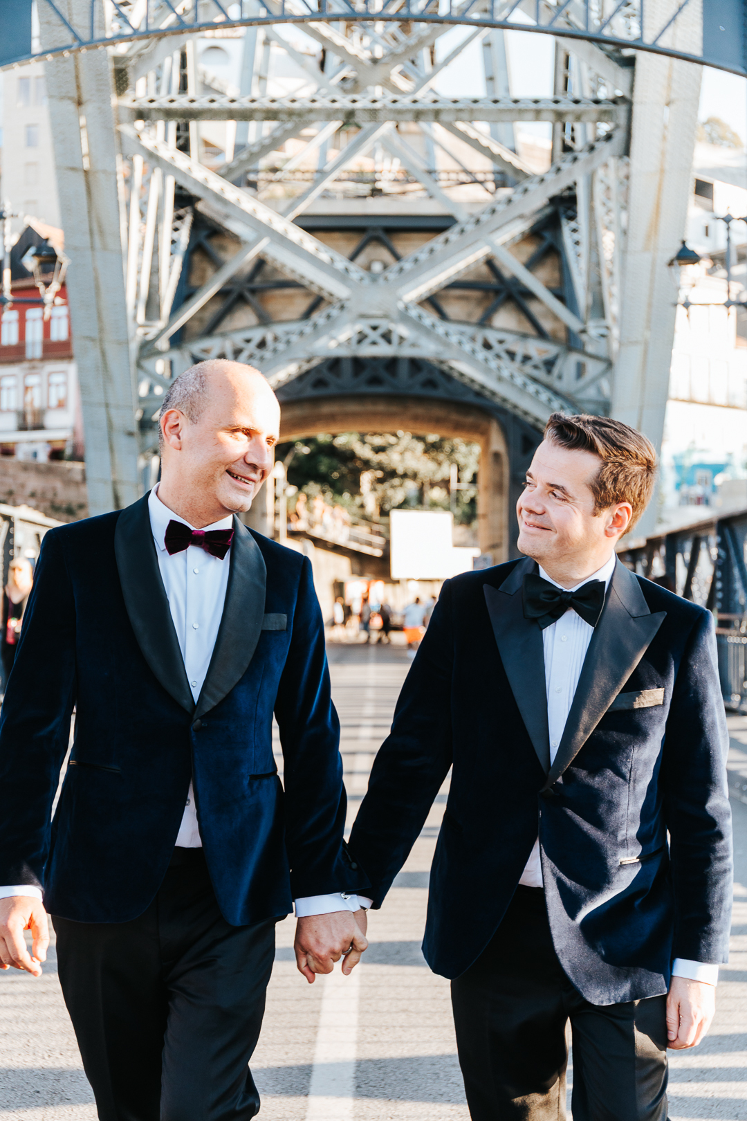 Ensaio de casal Michael e William na Ponte D. Luís I - Porto