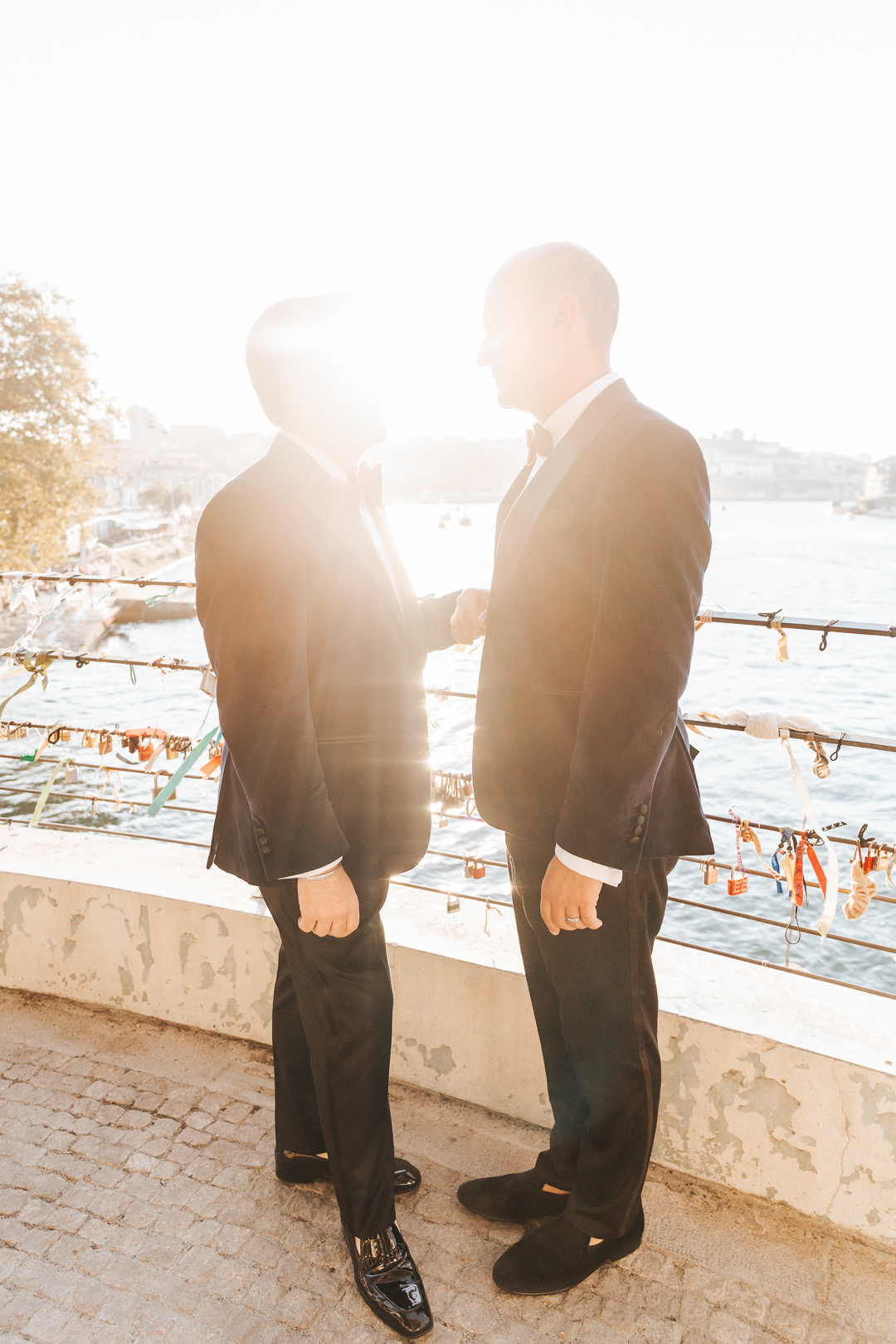 Ensaio de casal Michael e William na Ponte D. Luís I - Porto