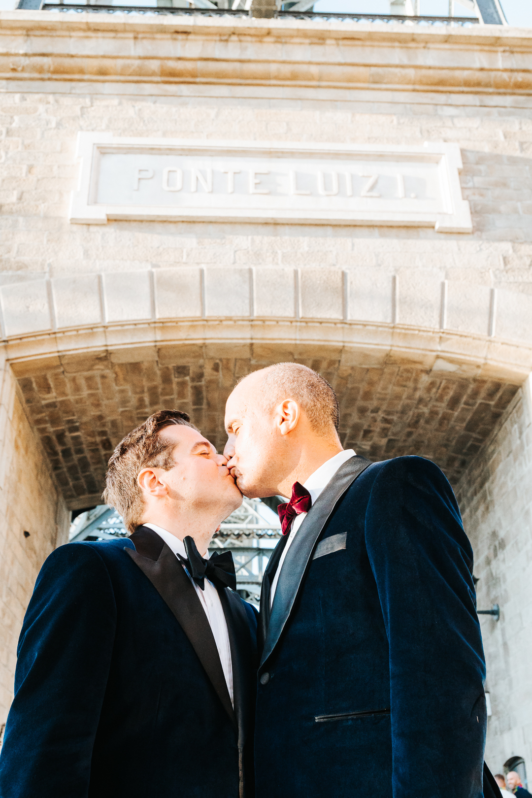 Ensaio de casal Michael e William na Ponte D. Luís I - Porto