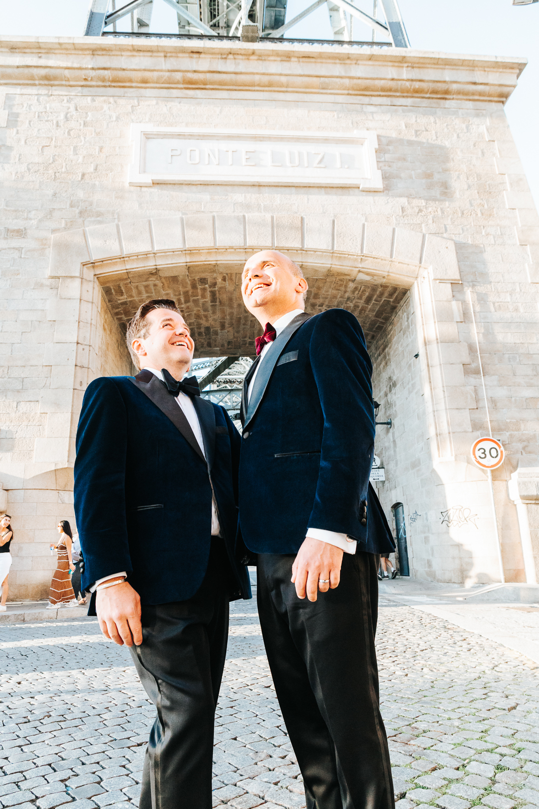 Ensaio de casal Michael e William na Ponte D. Luís I - Porto