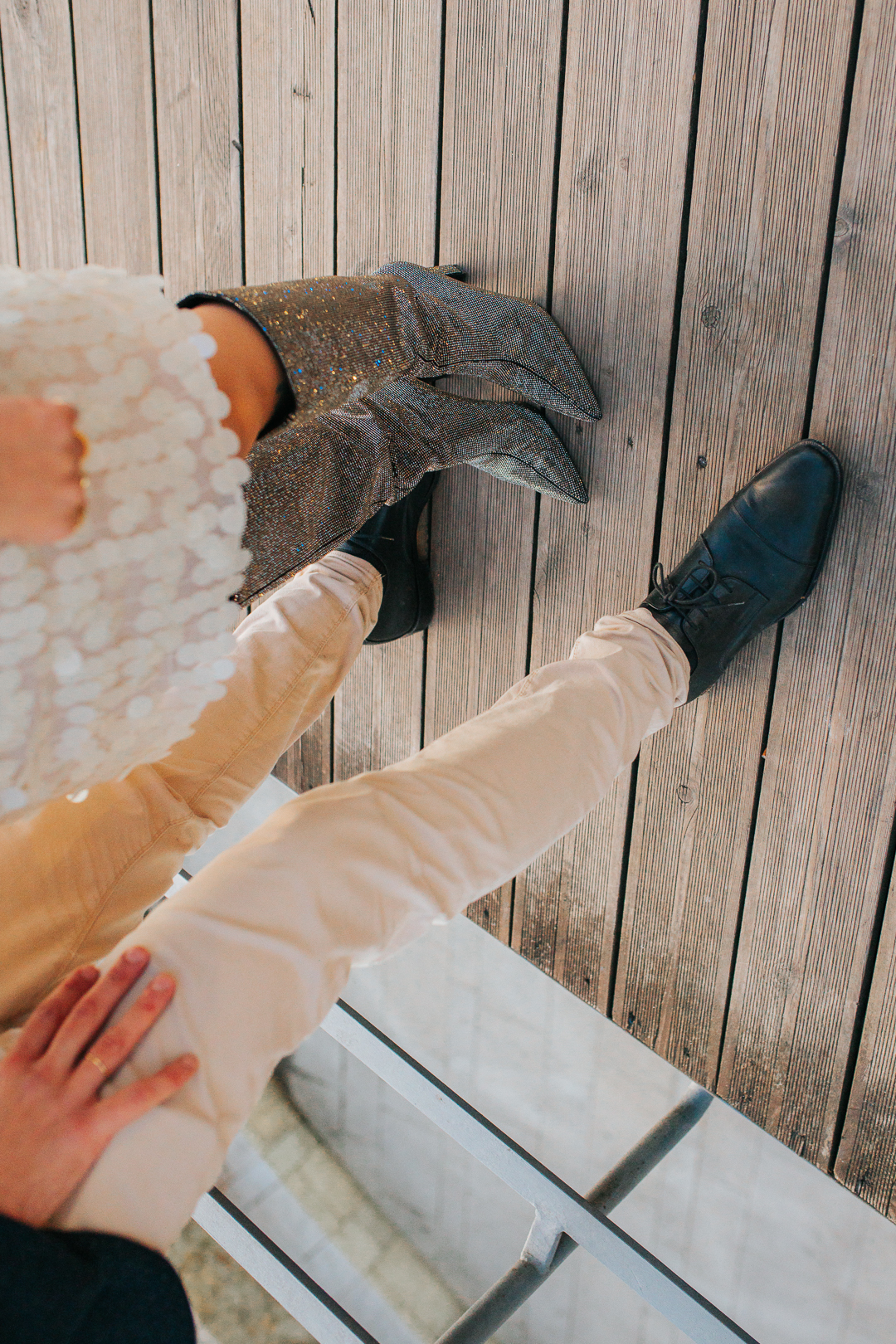 Ensaio de casal Vanessa e Thiago na Ponte D. Luís I - Porto
