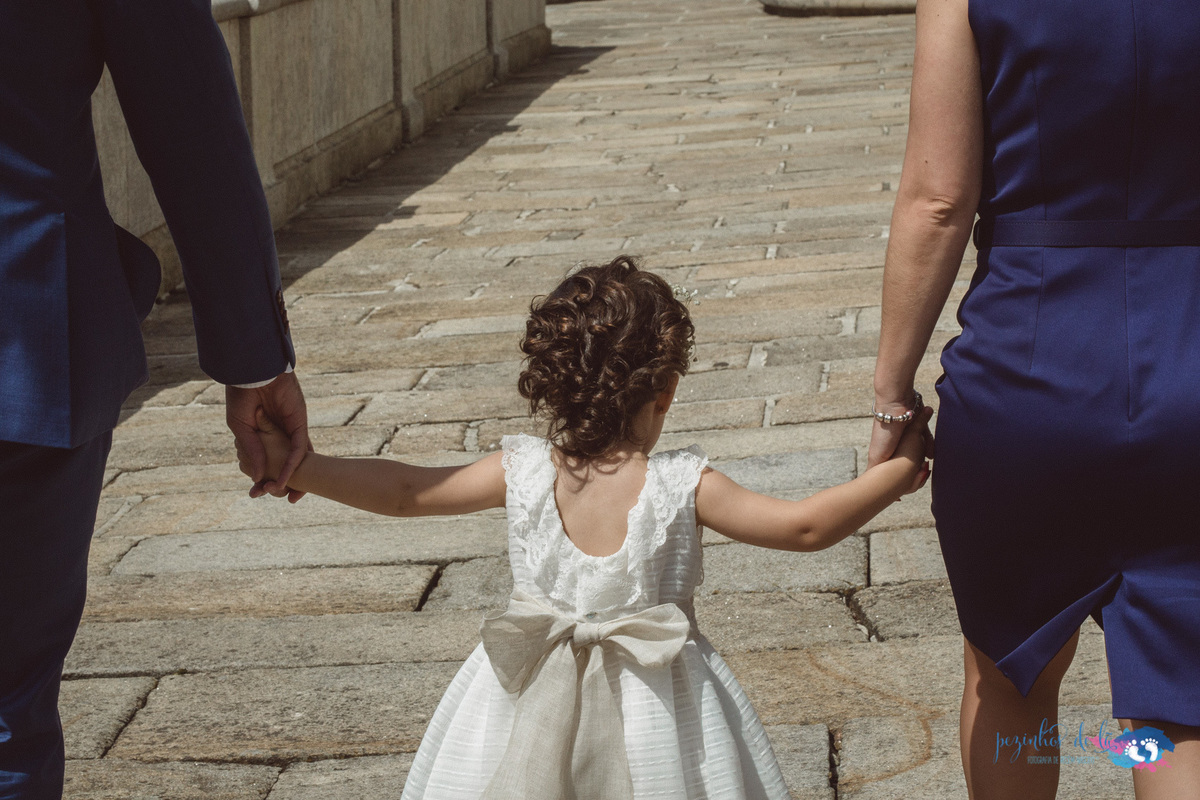 Pormenor de vestido Batismo