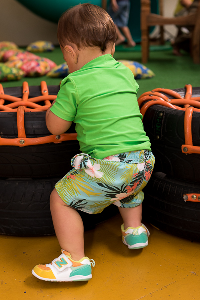 Bebê vive uma aventura