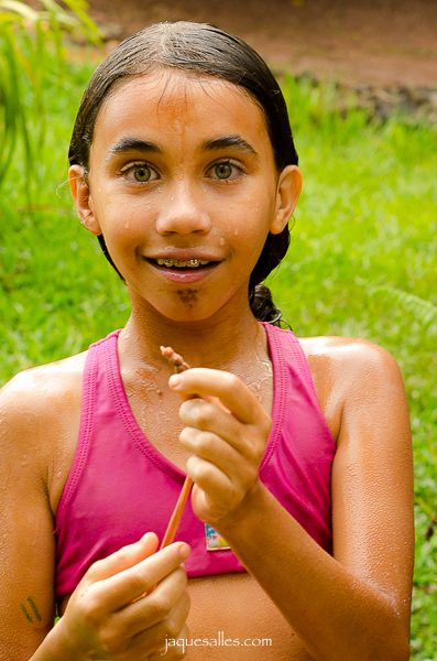 olhar profundo de menina