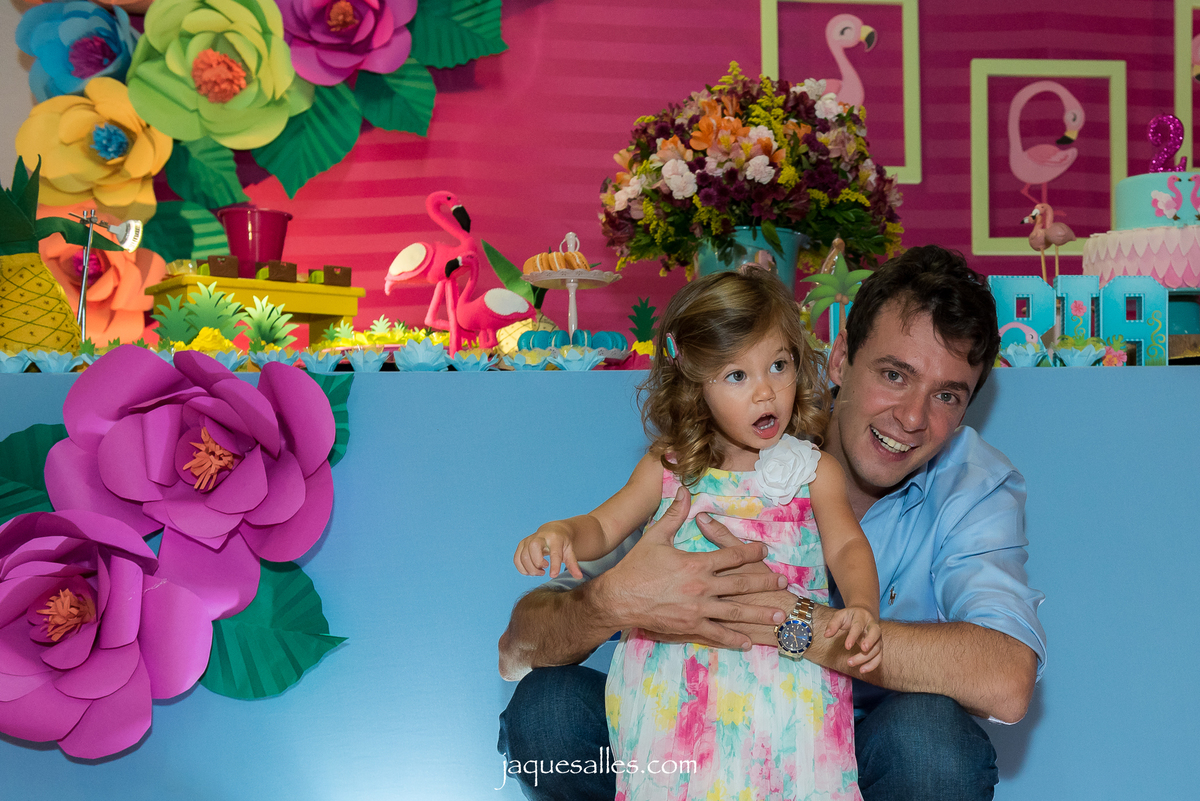 festa linda de 2 anos flamingo