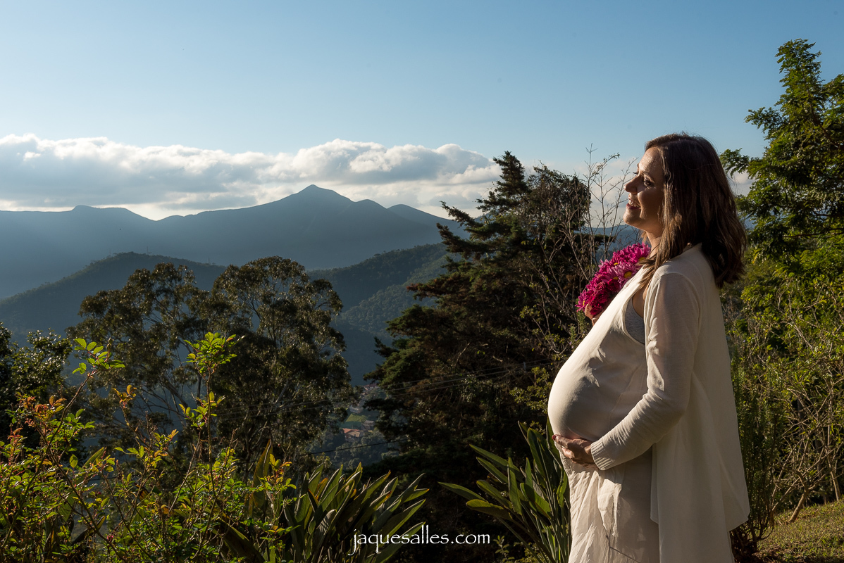 Ensaio gestante em Nogueira Itaipava Petrópolis. Imagens da Fotógrafa de Retratos Femininos Jaque Salles