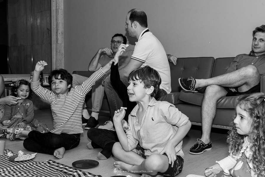 foto de aniversário infantil hora do lanche