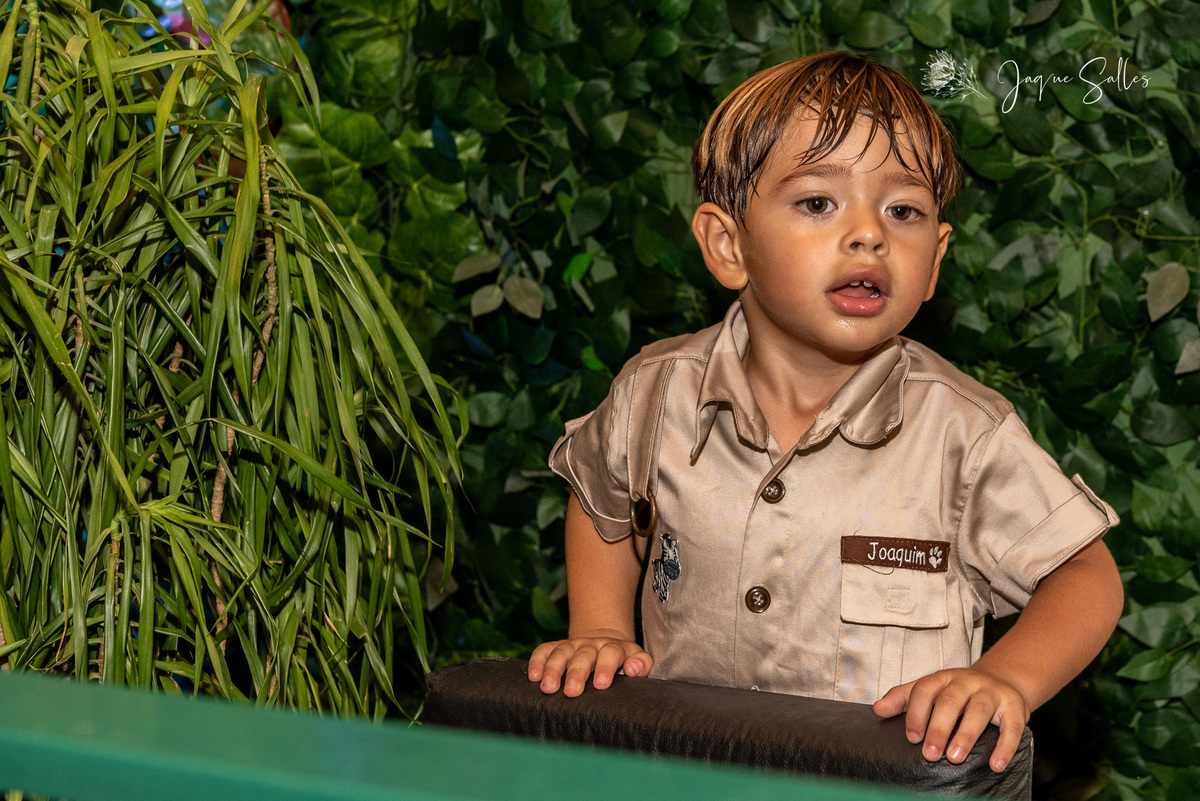 festa de aniversário infantil do Joaquim tema safari africano no lajedo Solarium