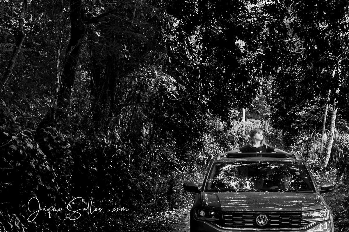 Ensaio Fotográfico Infantil da Lara realizado no Parque Ana Dantas Xerém, Duque de Caxias - RJ. Fotografia de Jaque Salles