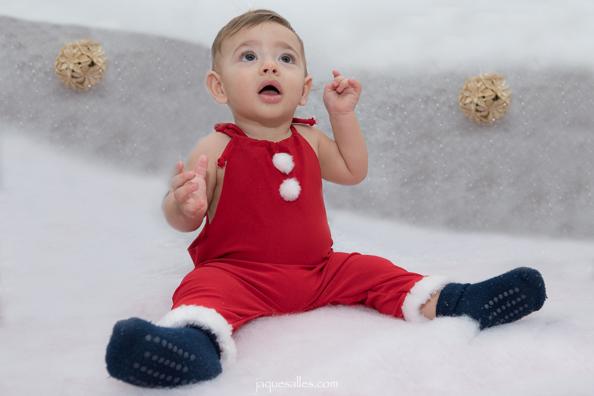 Ensaio de Natal Bebê