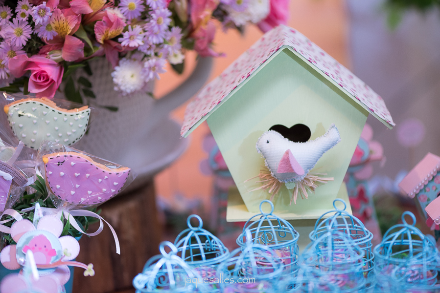 decoração tema jardim