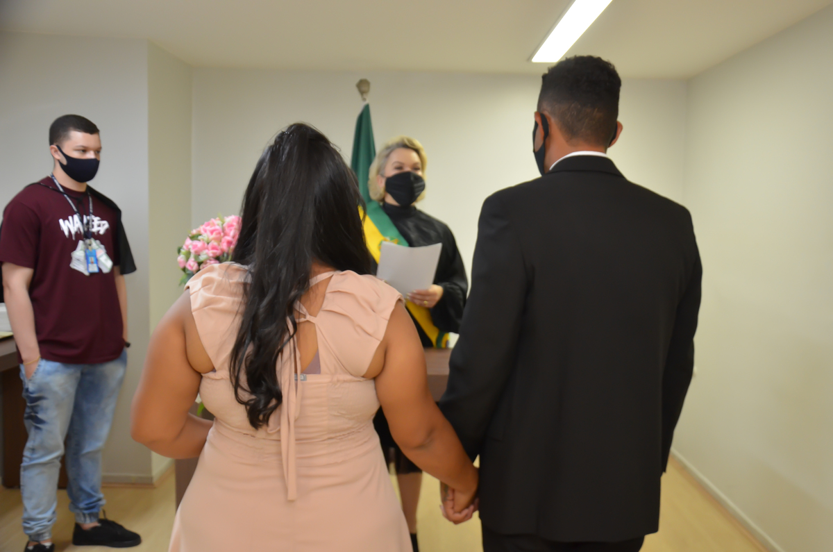 Casamento no 
Cartório de Samambaia Sul: