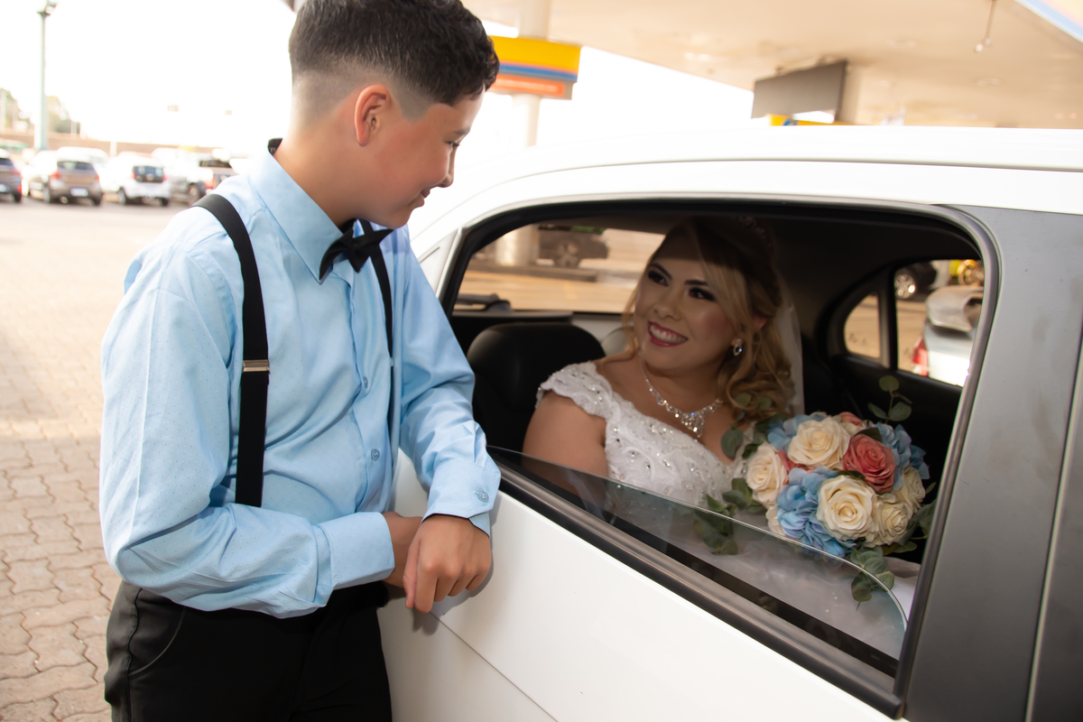Chegada da Noiva no cartório Colorado