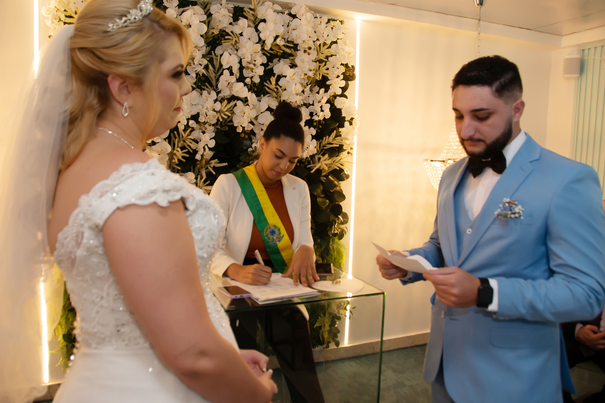 Votos dos Noivos  Sala Rio Cartório Colorado  