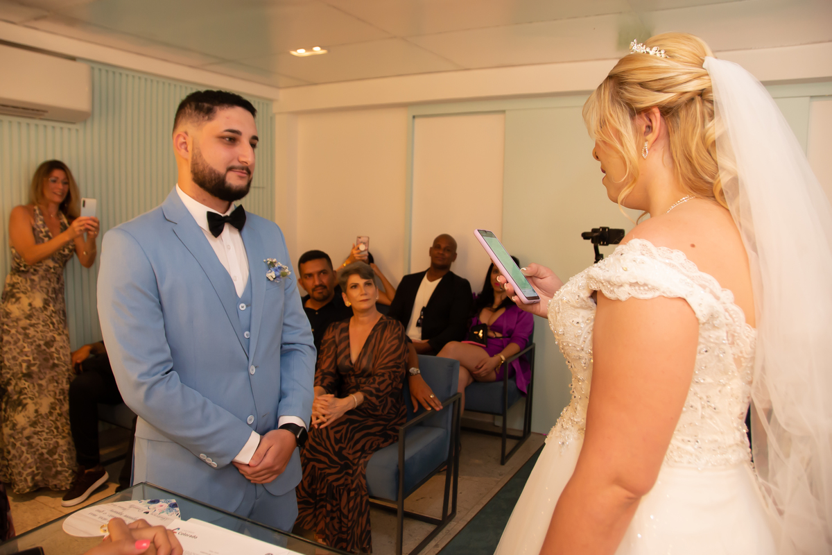 Votos dos Noivos  Sala Rio Cartório Colorado  