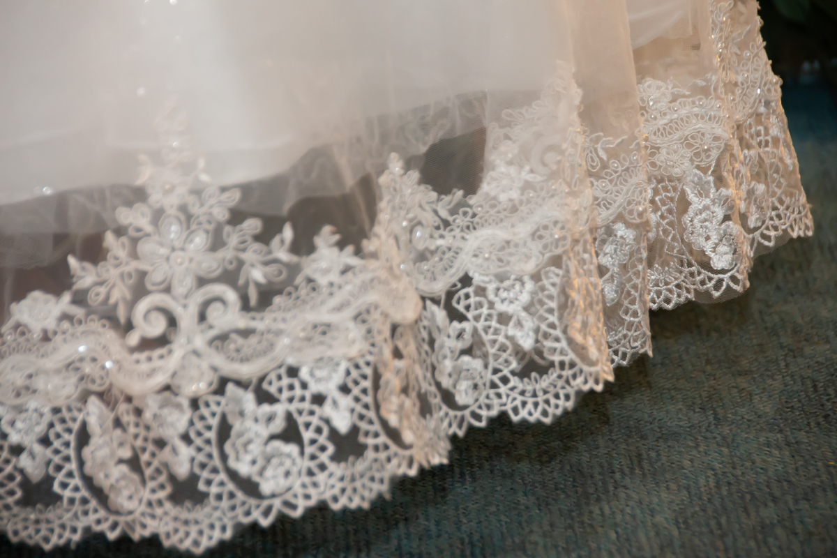 Destalhes do Look da noiva